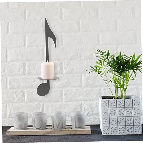 Zerodeko Wall Mount Candle Holders Music Note Decor