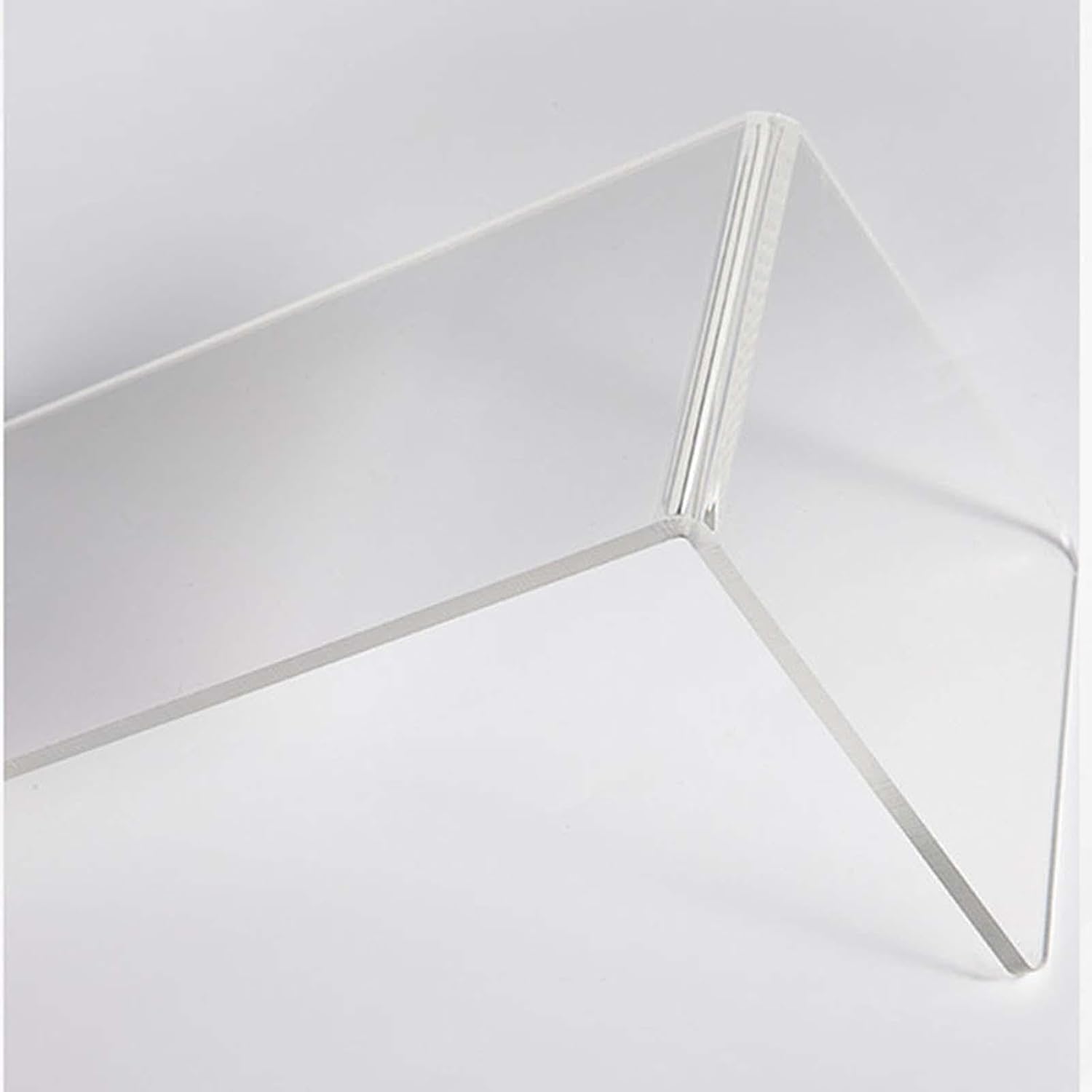 Acrylic Bookends Holder Organizer Non-Skid Book Stand 1