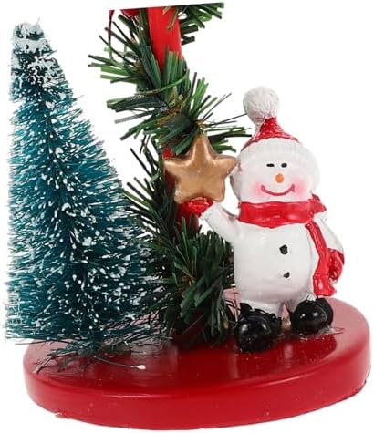Snowman Candle Holder Christmas Decor for Tree and House