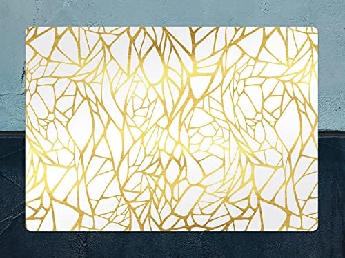 Golden Ornament Bath Mat 16x24 Non-Slip
