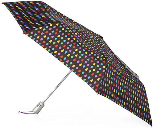 Totes Automatic Eco Open Close Folding Umbrella with Sun Protection