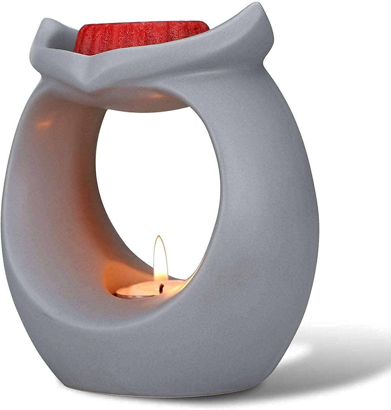 STAR MOON Owl Tealight Wax Warmer with Aromatherapy