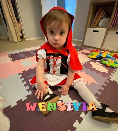 WENSIVIA Baby Girl Halloween Red Riding Hood Costume Set