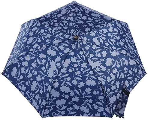 Totes Automatic Water-Resistant Folding Travel Umbrella with UV Protection