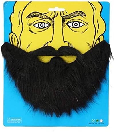 DanDre Halloween Beard Mustache Facial Hair Disguise Kit