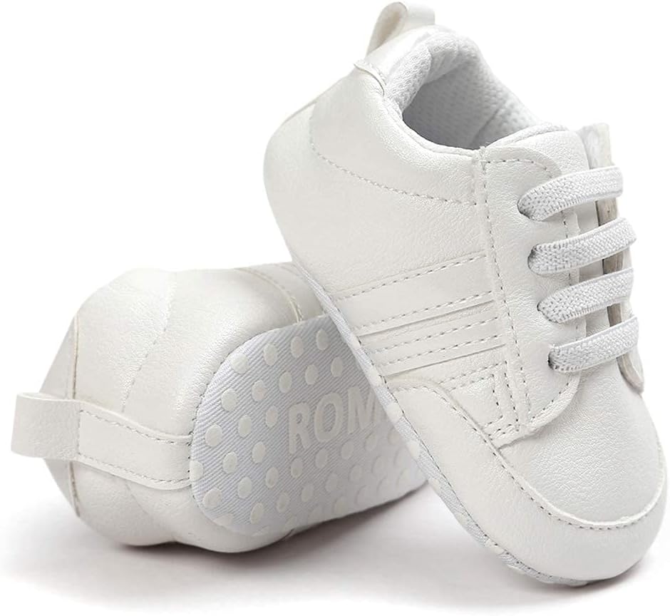 KIDSUN Soft Leather Baby Sneakers for Newborn Toddler