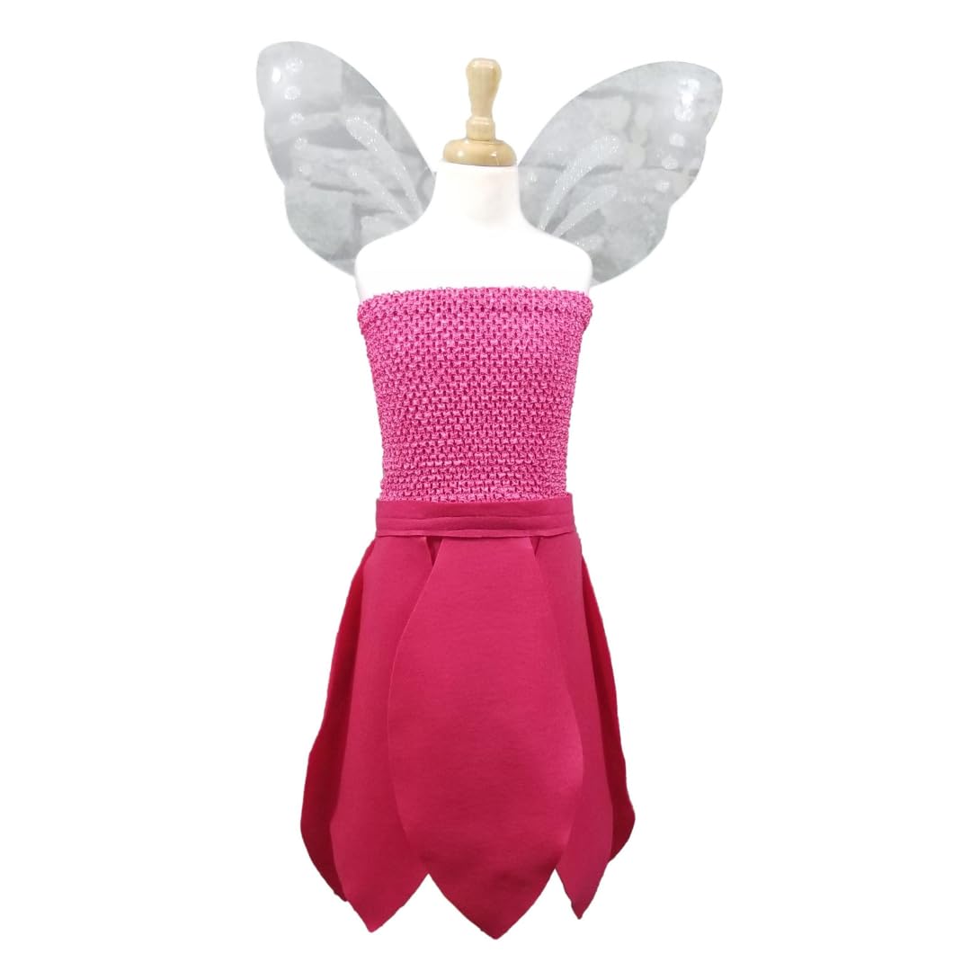 Pink Flower Fairy Costume for Kids and Babies