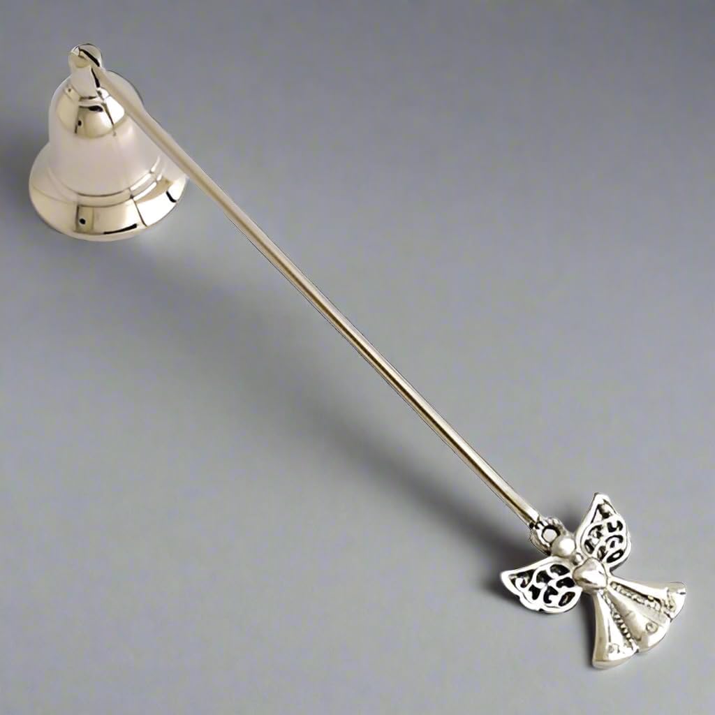 Silver 9 Inch Angel Candlesnuffer Set of 4