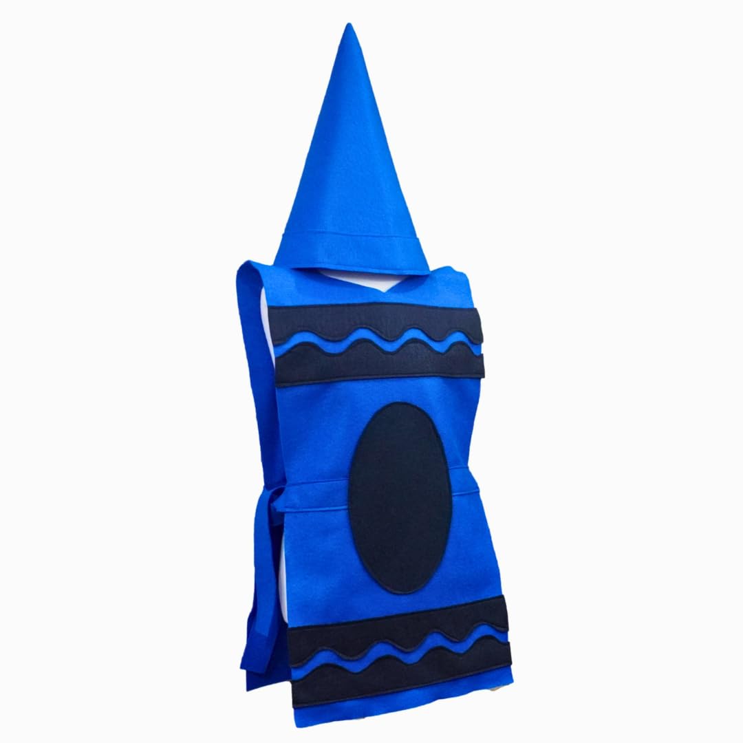 Blue Crayon Costume Set for Kids and Teens