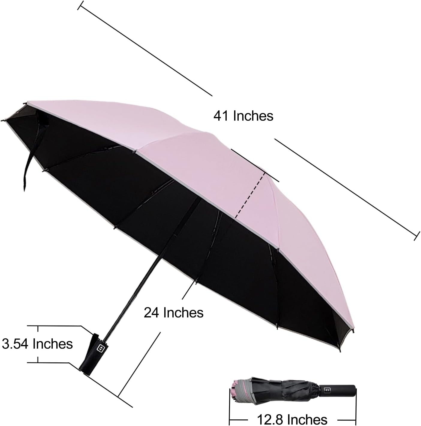 Pumi-geous Automatic Folding UV Protection Umbrella