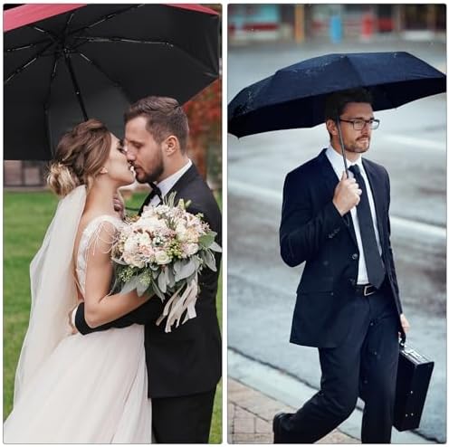 Jexine 6 Pcs Compact Automatic Umbrella Set 1