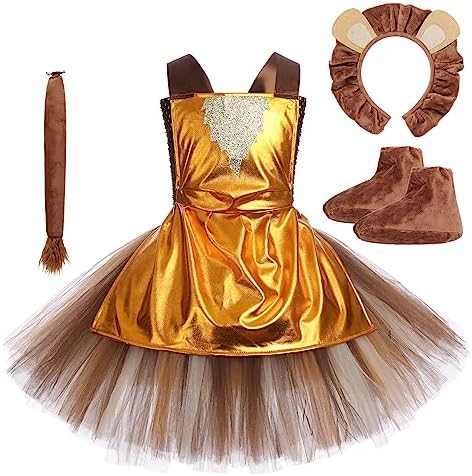Girls Halloween Costume Tutu Dress with Accessories