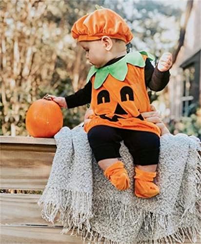 Oneflow Newborn Toddler Halloween Pumpkin Costume Set