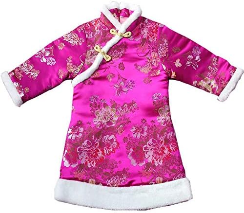 Baby Girls Qipao Dress Traditional Chinese Cheongsam Costume for New Year