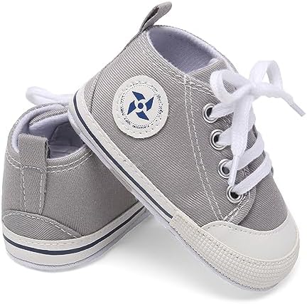 UARO Baby Star High Top Sneaker for Newborn to 18 Months