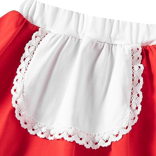 WENSIVIA Baby Girl Halloween Red Riding Hood Costume Set