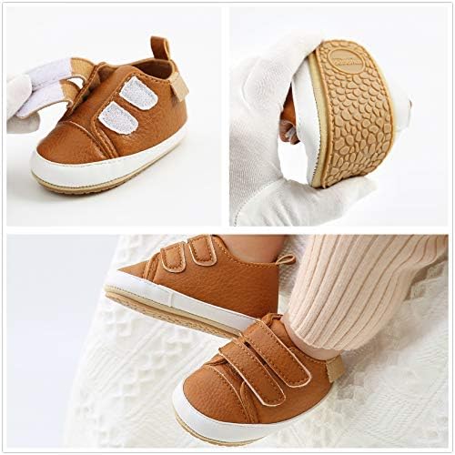 Soft Rubber Sole Baby High-Top Sneakers for Girls and Boys