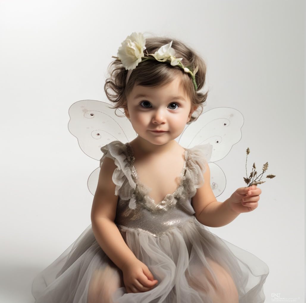 15 X 12 Fairy Princess Butterfly Angel Costume Wings for Kids