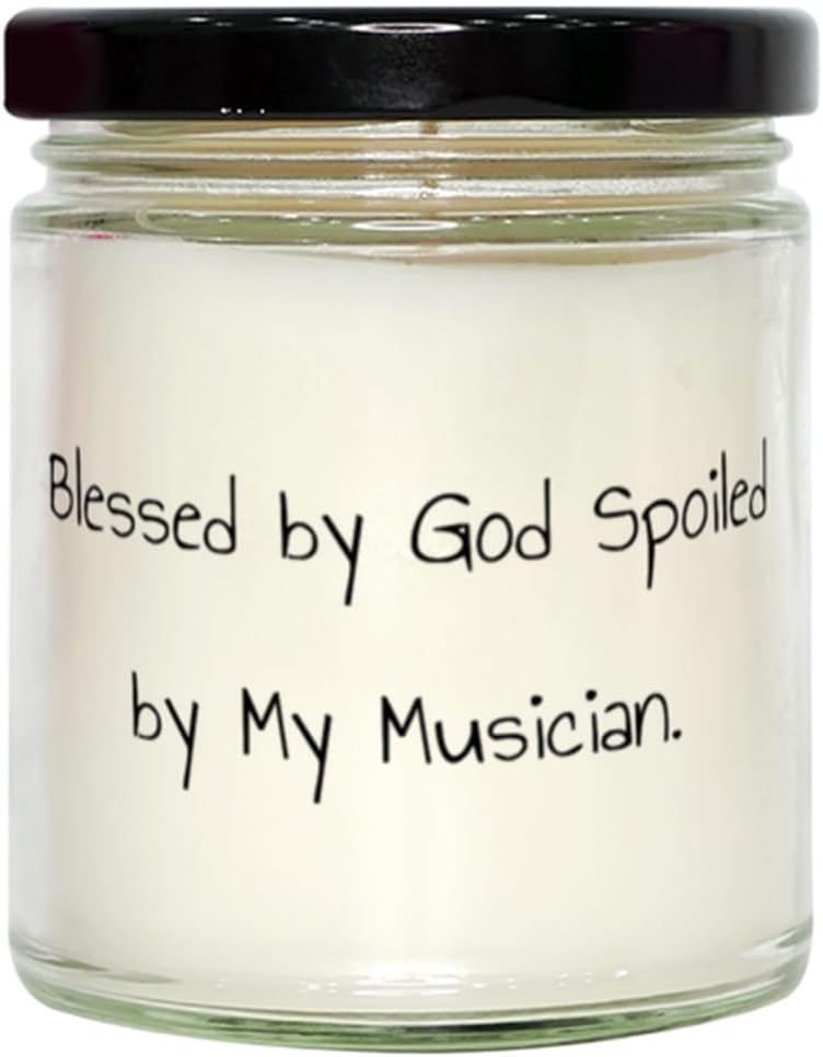 Funny Musician Scent Candle for Home Decor