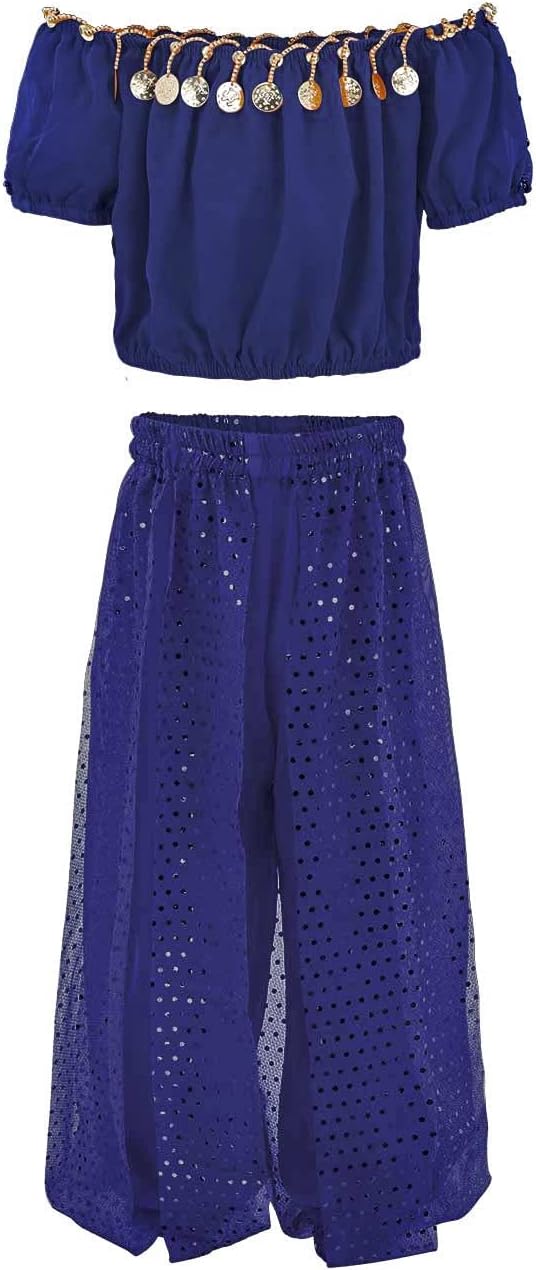 AMIMOJY Handmade Belly Dance Costume for Girls Winter