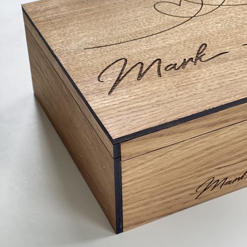 Personalized Wooden Name Box for Keepsakes and Memories