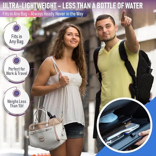VOYTAG Travel Umbrella - Windproof Compact Automatic