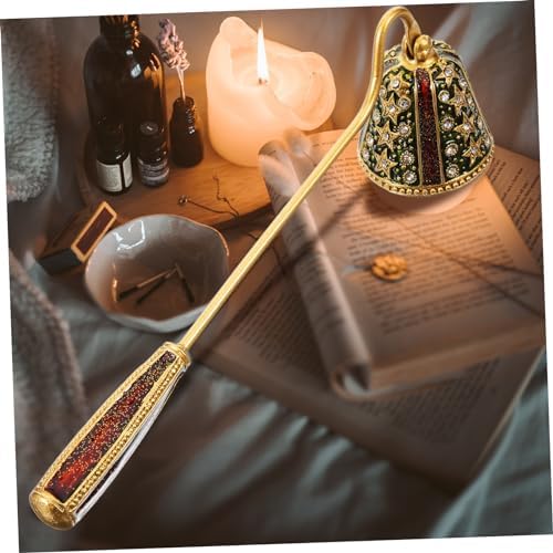 Retro Candle Snuffer with Rhinestone Star Design