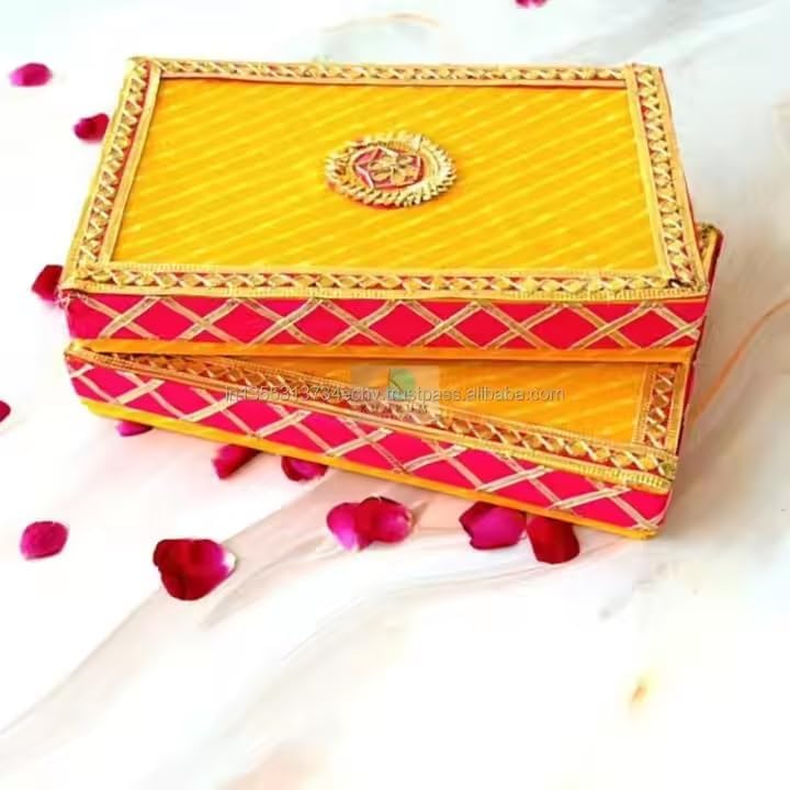KUMKUM Fashions Decorative Cardboard Sweet Box for Wedding Gifts