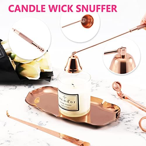4 in 1 Candle Snuffer Set - Rose Gold 1