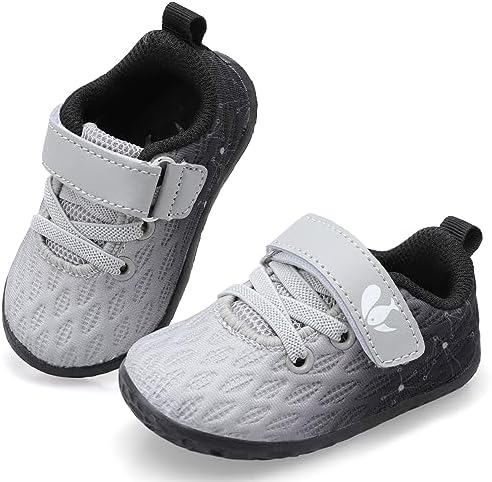 FEETCITY Infant First Walking Shoes for Boys Girls