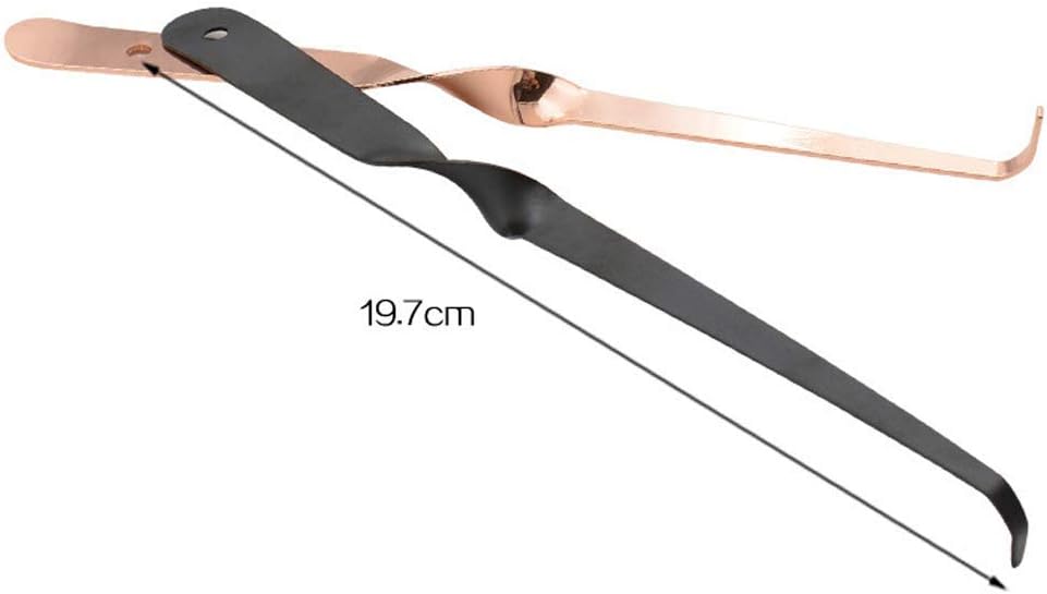 Luzen 2Pcs Stainless Steel Wick Dippers Candle Accessories Rose Gold
