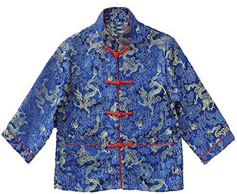 Little Boys Dragon Tang Coat Long Sleeve for Festival