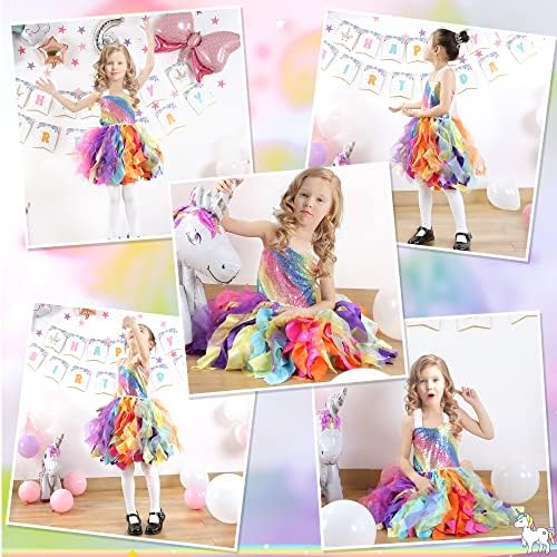 Suppromo Sparkly Sequin Tutu Dress for Girls 1