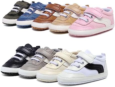 Clowora Unisex Baby Canvas First Walkers Shoes