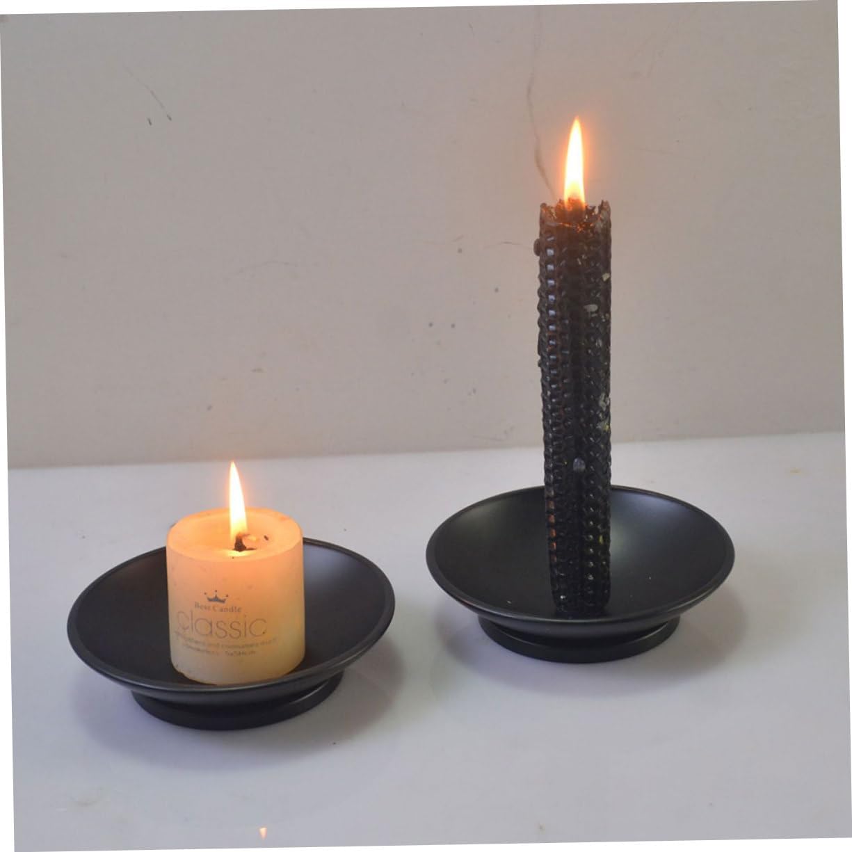 Gothic Metal Candlestick Holder for Centerpiece