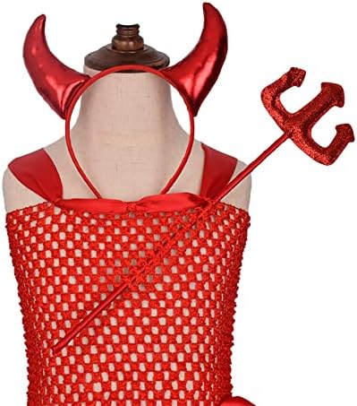 IMEKIS Angel Devil Costume Set for Girls Halloween