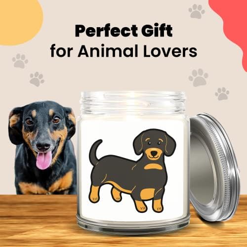 1OAK Lavender Candles - 9oz Jar Candles for Dog Lovers