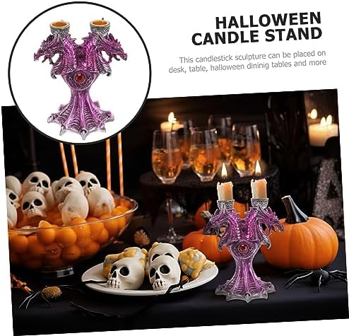 Unomor Halloween Dragon Candlestick Holder 1pcs