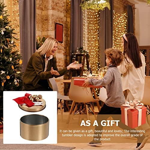 Cabilock 10pcs Tinplate Candy Boxes with Red Bow