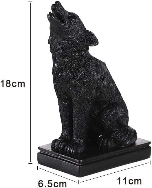 Ibluelover Wolf Candle Holder Gothic Home Decor