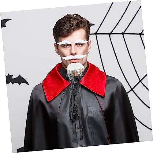 AOKWAWALIY Halloween Fake Beard and Mustache Set 1