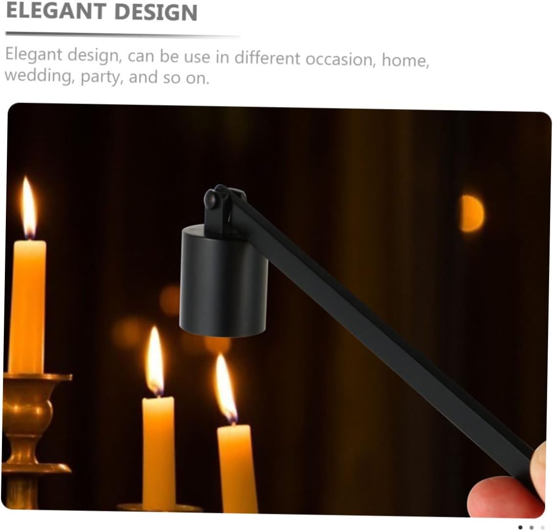 HOLIDYOYO 2pcs Candle Snuffer and Wick Trimmer Set