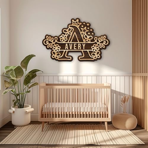 Custom Wood Name Sign with All Letters Available