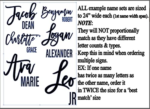Custom Name Sign - Personalized Wooden Wall Decor