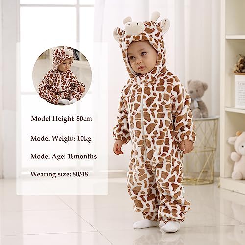 TONWHAR Baby Cartoon Animal Onesie Costume