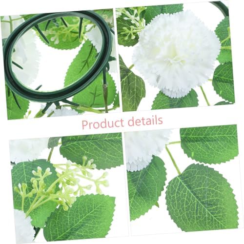 Artificial Flower Candle Ring for Weddings and Holidays