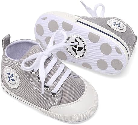 UARO Baby Star High Top Sneaker for Newborn to 18 Months
