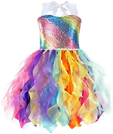Suppromo Sparkly Sequin Tutu Dress for Girls 1