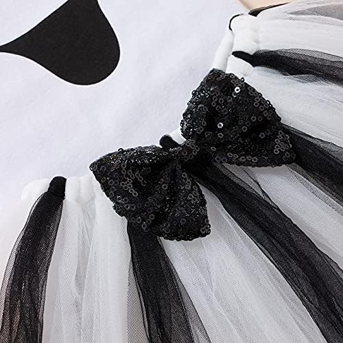 IDOPIP Baby Halloween Costume Set with Tutu Skirt and Headband