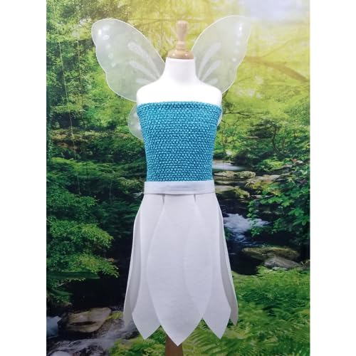 White Winter Fairy Costume for Kids and Adults